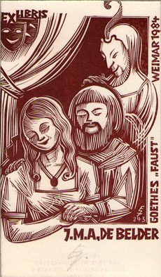 Exlibris J. M. de Belder