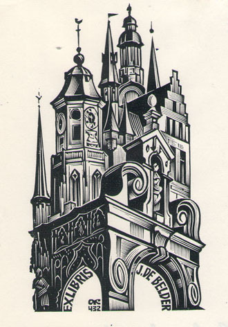 Exlibris J. de Belder