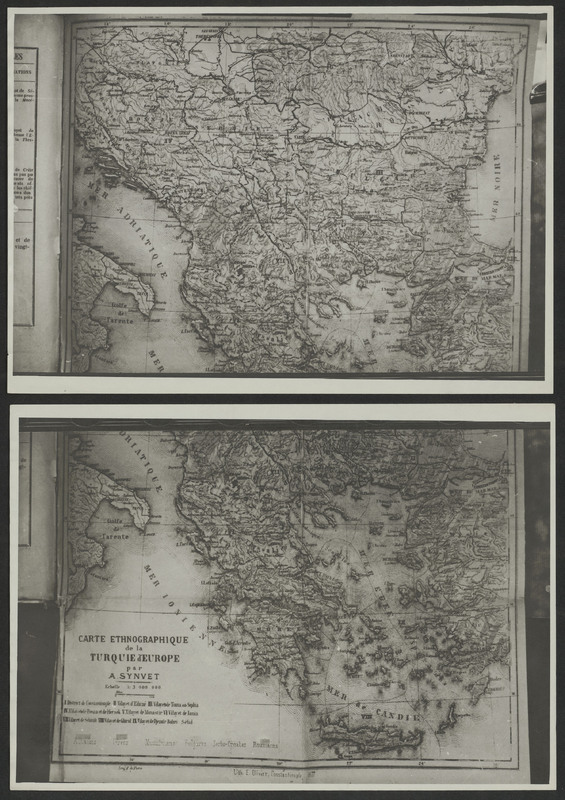Carte etnografique de la Turquie d'Europe