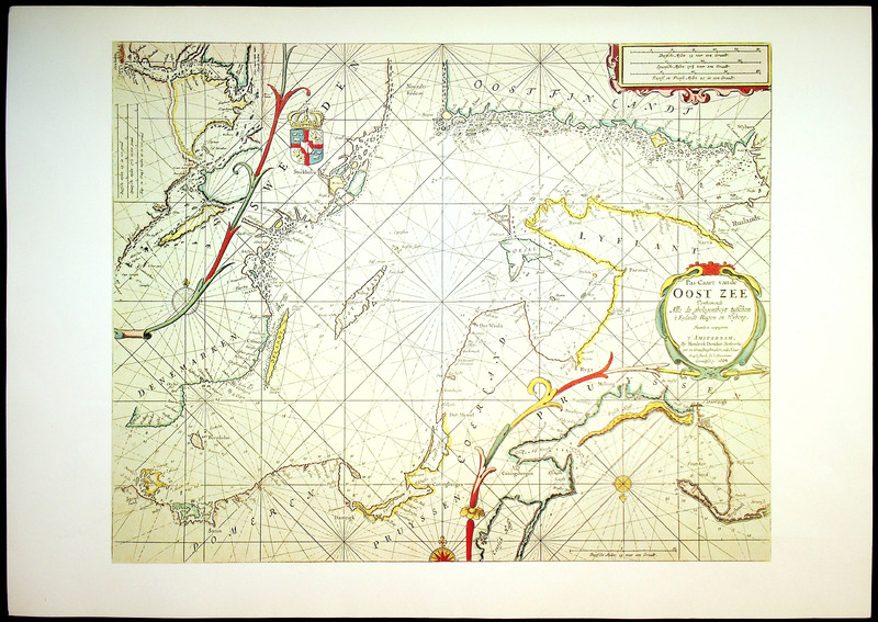 Pas-Caart van de Oost zee