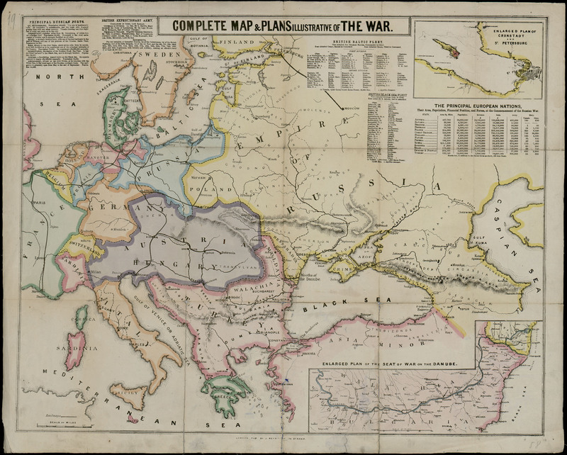 Complete map and plans illustrated of the war