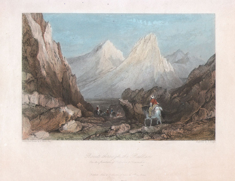 Route through the Balkan on the Frontiers of Bulgaria and Roumelia
