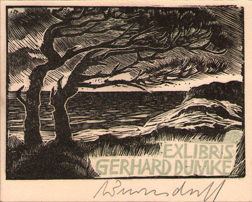 Exlibris Gerhard Dumke
