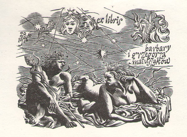 Exlibris Barbary i Grzegorza Matuszakow