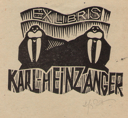 Exlibris Karl-Heinz Anger