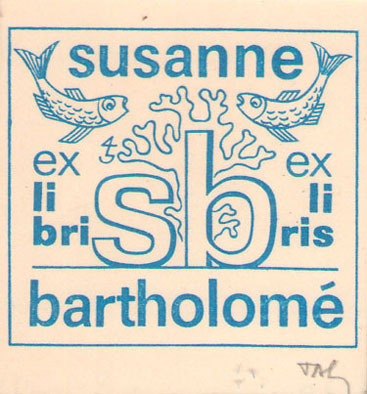 Exlibris SB Susanne Bartholome