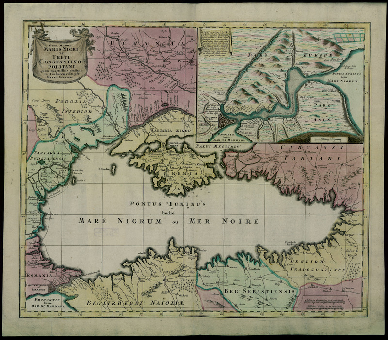 Nova Mappa Maris Nigri et Freti Constantinopolitani quam Exactissime Consignata et in Lucem Edita