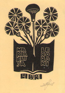 Exlibris Maria Eliza Leboroni Libri