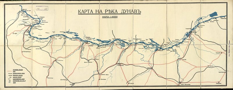 Карта на река Дунав