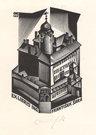 Exlibris ing. Frantisek Sara