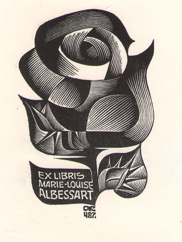 Exlibris Marie-Louise Albessart