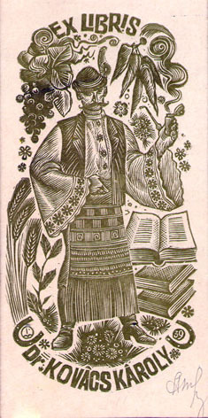 Exlibris Dr. Kovacs Karoly