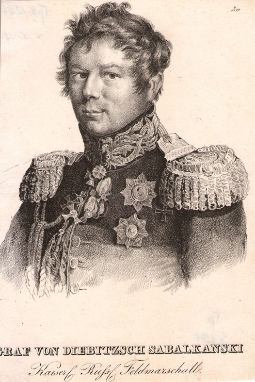 Graf [Hans Karl] von Diebitsch-Sabalkanski