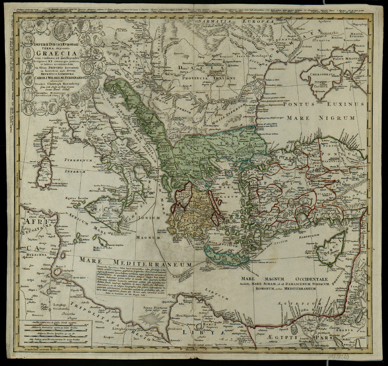 Imperii Turcici Europaei terra, in primis Graecia cum confiniis, ad intelligendos scriptores N. T. ceterosque graecos et latinos accommodata, in usum principis iuventutis in hereden nati, ducis Brunsuico-Luneburg Caroli Wilhelmi Ferdinandi ...