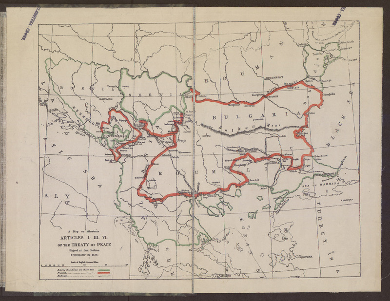 Bulgaria according to the Treaty of St. Stefano (1878)