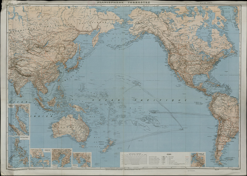 Planisphere terrestre