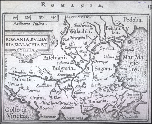 Romania, Bulgaria, Walahia et Syrfia
