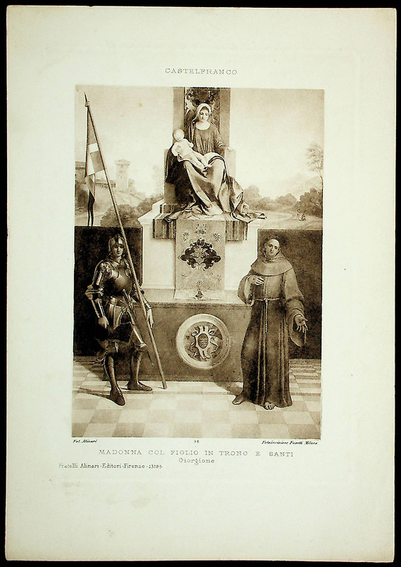 Madonna col figlio in trono e santi