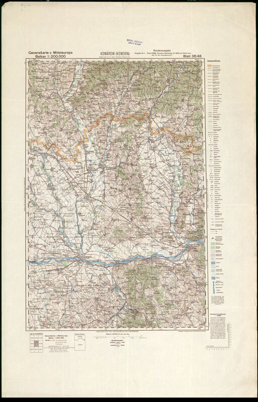 Generalkarte v. Mitteleuropa