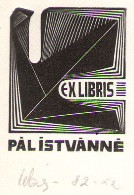 Exlibris Pal Istvanne