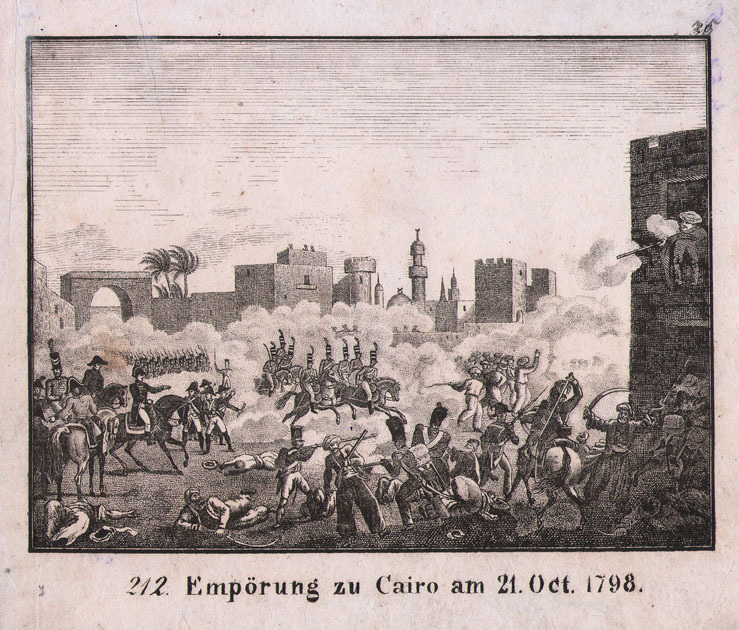 Egypt: emporung zu Cairo am 21.oct. 1798