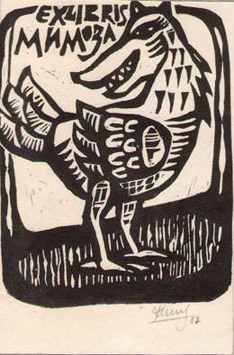 Exlibris Мимоза