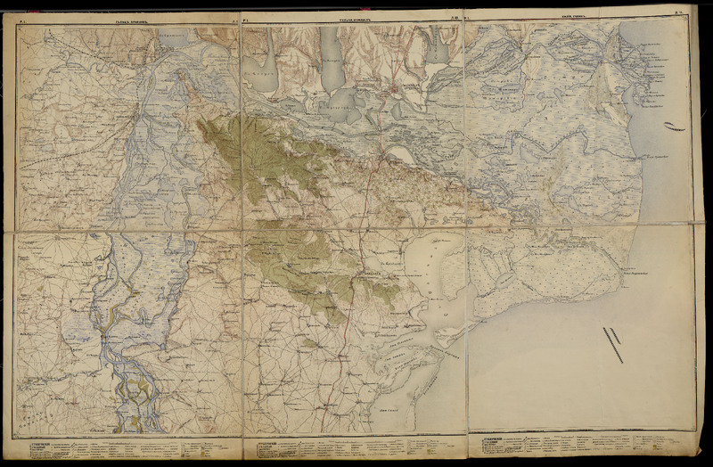 Карта части Балканского полуострова, обнимающей весь театръ войны 1877-1878 г.