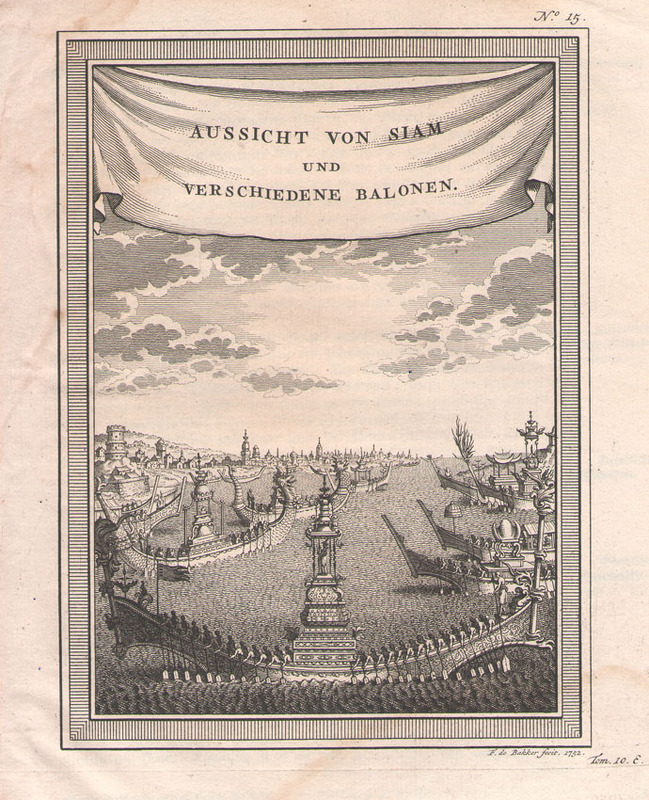 Aussicht  von Siam und Verschiedene Balonen