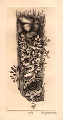 Exlibris Brigite Blum