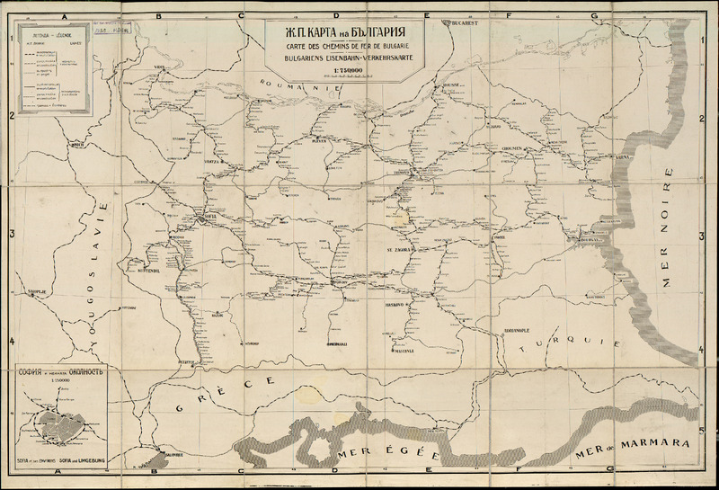 Ж.п. карта на България