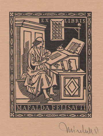 Exlibris Mafalda Felisatti