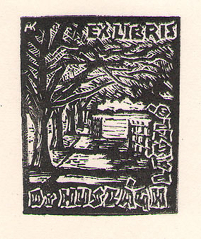 Exlibris dr. Huszagh Laslo