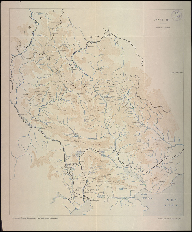 La guerre interbalkanique. Carte1-2