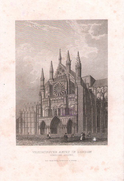 Westminster abtey in Lfndon - nordliche Ansicht