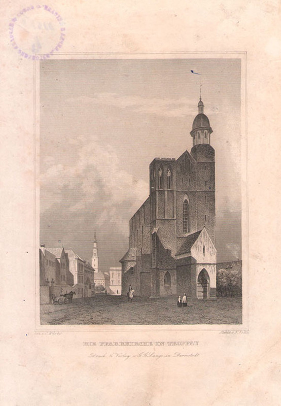 Die Pfarkirche in Troppau